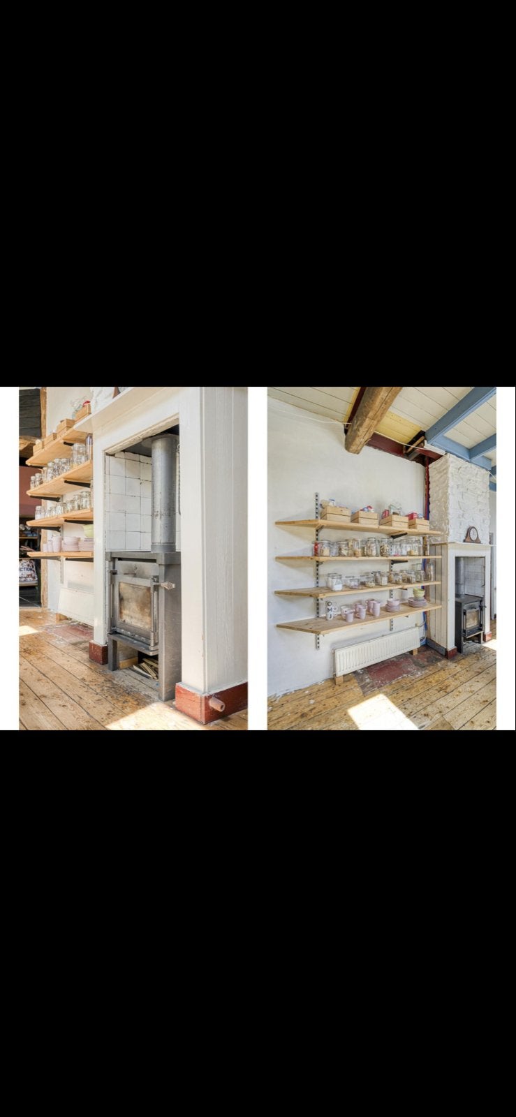 Houten planken voor voorraadkast of wanddecoratie, Ophalen, Gebruikt
