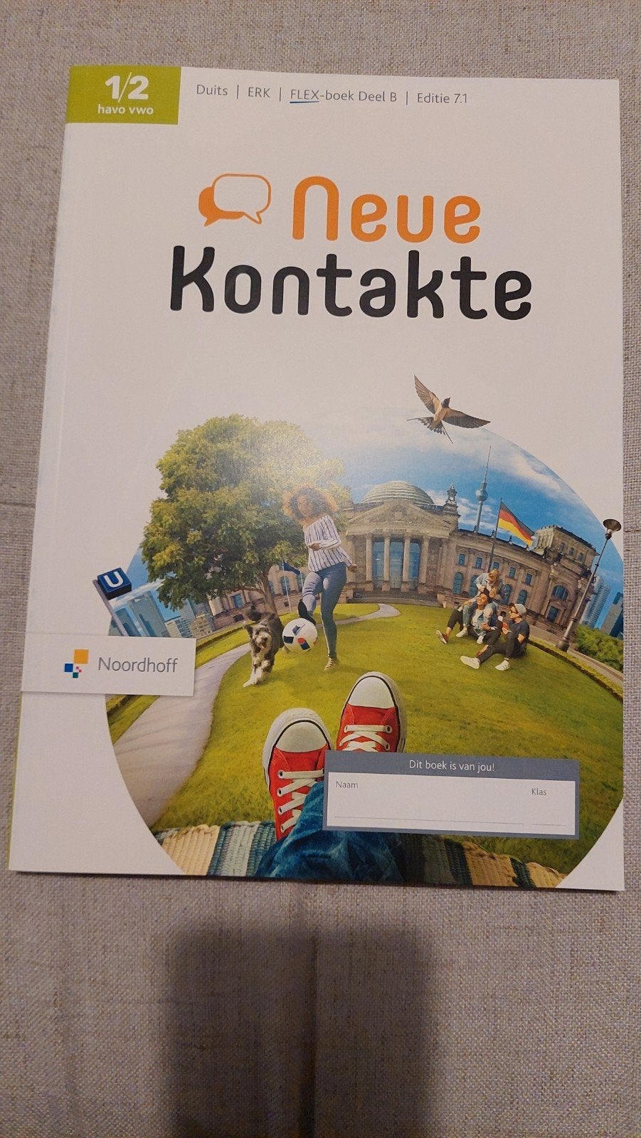 Nieuwe Kontakte FLEX-boek Deel B 1/2 havo/vwo - Duits, Ophalen of Verzenden, Nieuw, HAVO, Duits