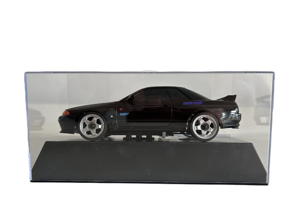 Kyosho Autoscale Mini-Z Nissan Skyline R32 Initial-D Black, Ophalen of Verzenden, Nieuw, Overige schalen, Auto onroad