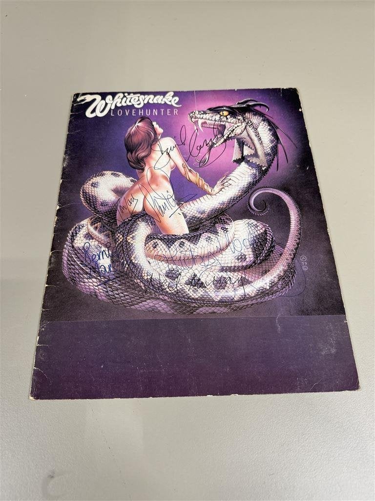 Whitesnake Lovehunter Tour Programme Coverdale Lord [Deep Pu, Ophalen of Verzenden, Zo goed als nieuw, Foto of Kaart
