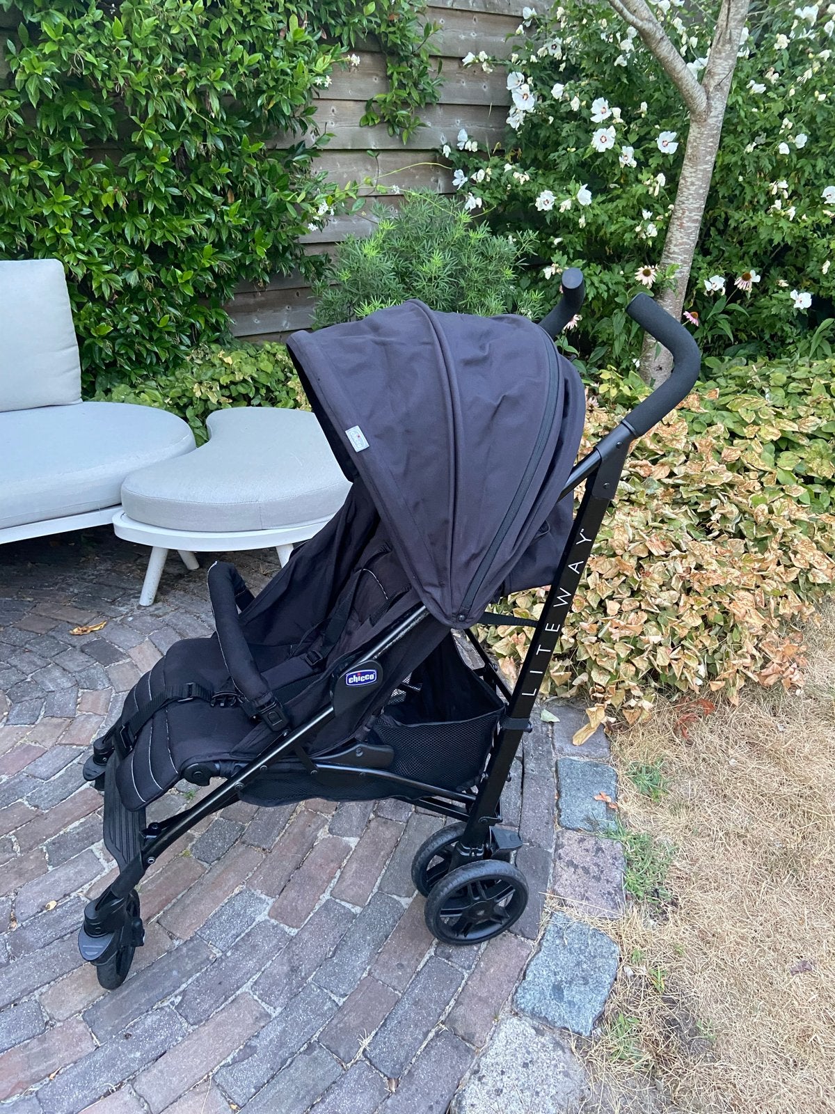 Chicco LiteWay buggy - Zwart - opvouwbaar, Ophalen, Gebruikt, Kinderwagen, Overige merken