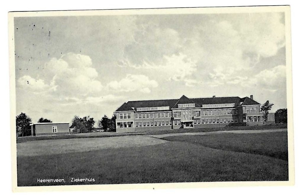 Heerenveen - Ziekenhuis, Verzenden, 1920 tot 1940, Gelopen, Friesland