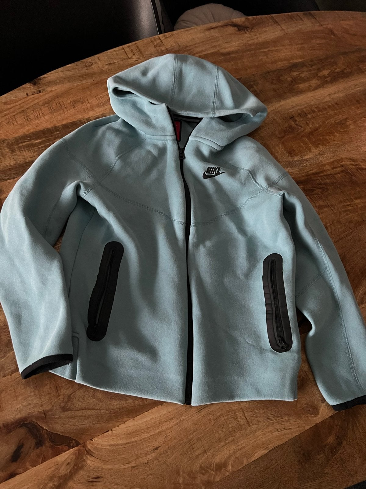 Nike Tech Fleece Vest - Lichtblauw (Maat L, 147-158 CM), Ophalen of Verzenden, Zo goed als nieuw, Jongen of Meisje
