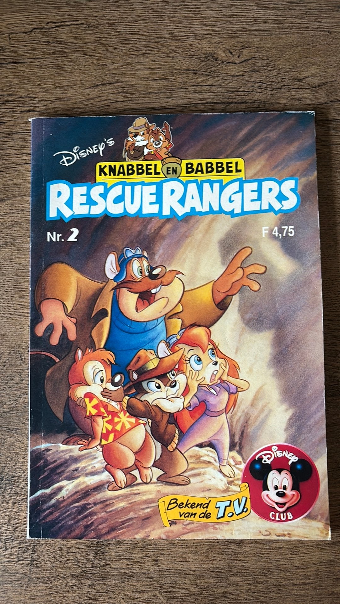 Disney's Knabbel en Babbel Rescue Rangers Nr. 2, Boeken, Eén stripboek, Ophalen of Verzenden, Gelezen