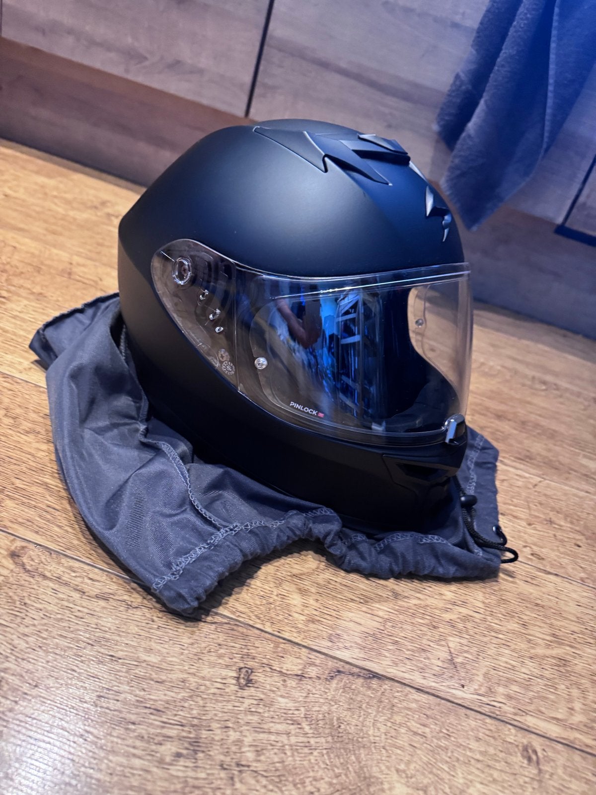 Motor helm Scorpion EXO-520 evo air solid, Ophalen of Verzenden, Tweedehands, Integraalhelm, Overige merken