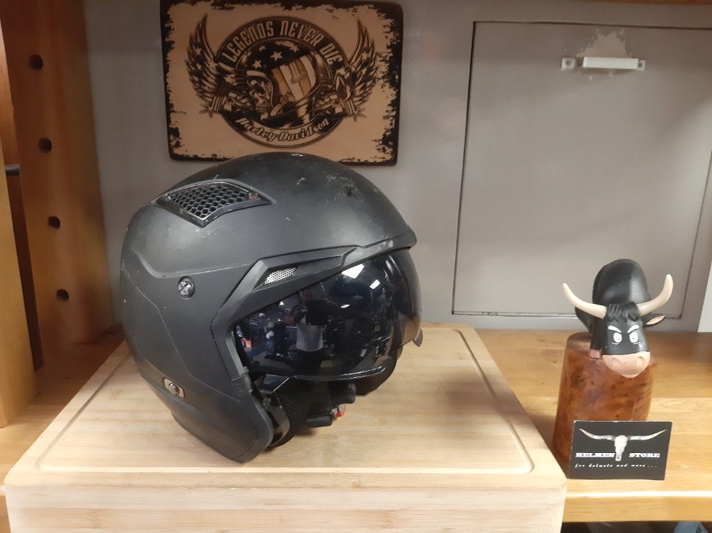 Gebruikte helm maat S motor scooter helm S brommer helm S, Pascalstraat 6 1704 RD Heerhugowaard, Jethelm, Kinderen, S