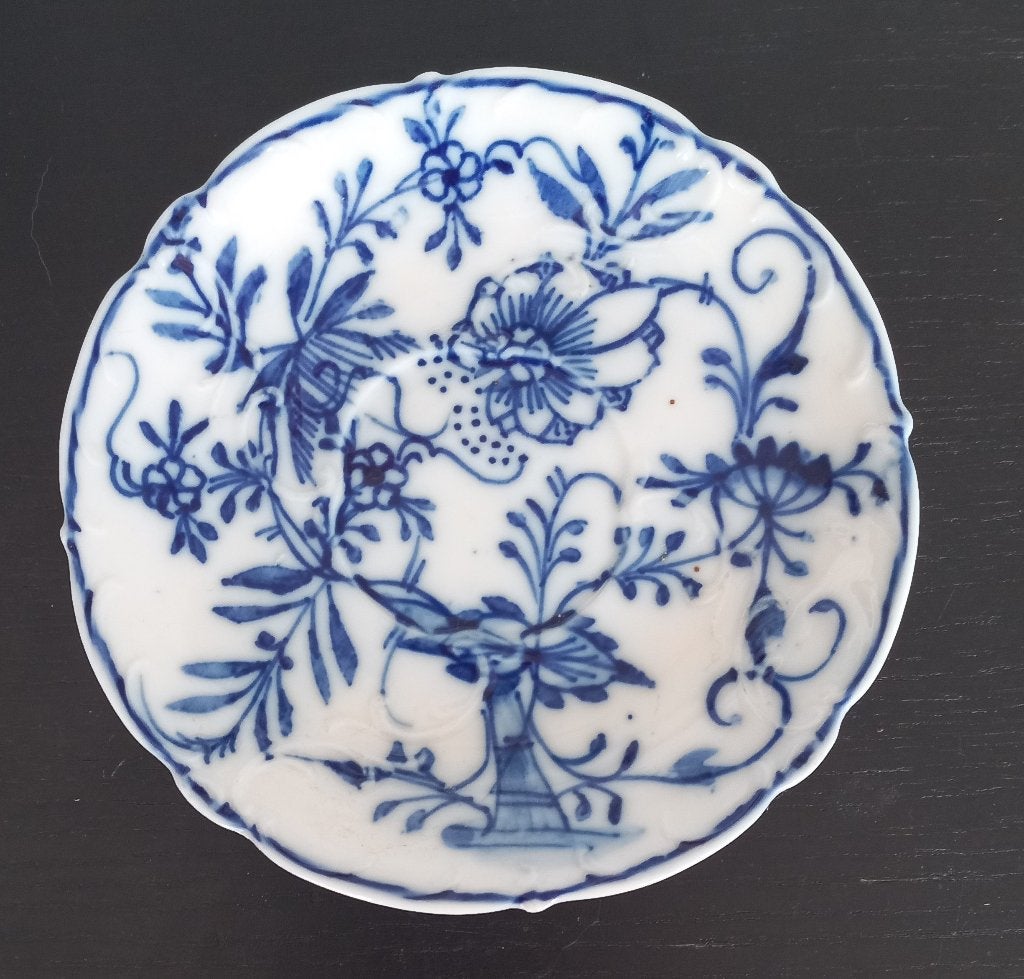 Antiek porseleinen Zwiebelmuster schoteltje #2, Antiek en Kunst, Ophalen of Verzenden