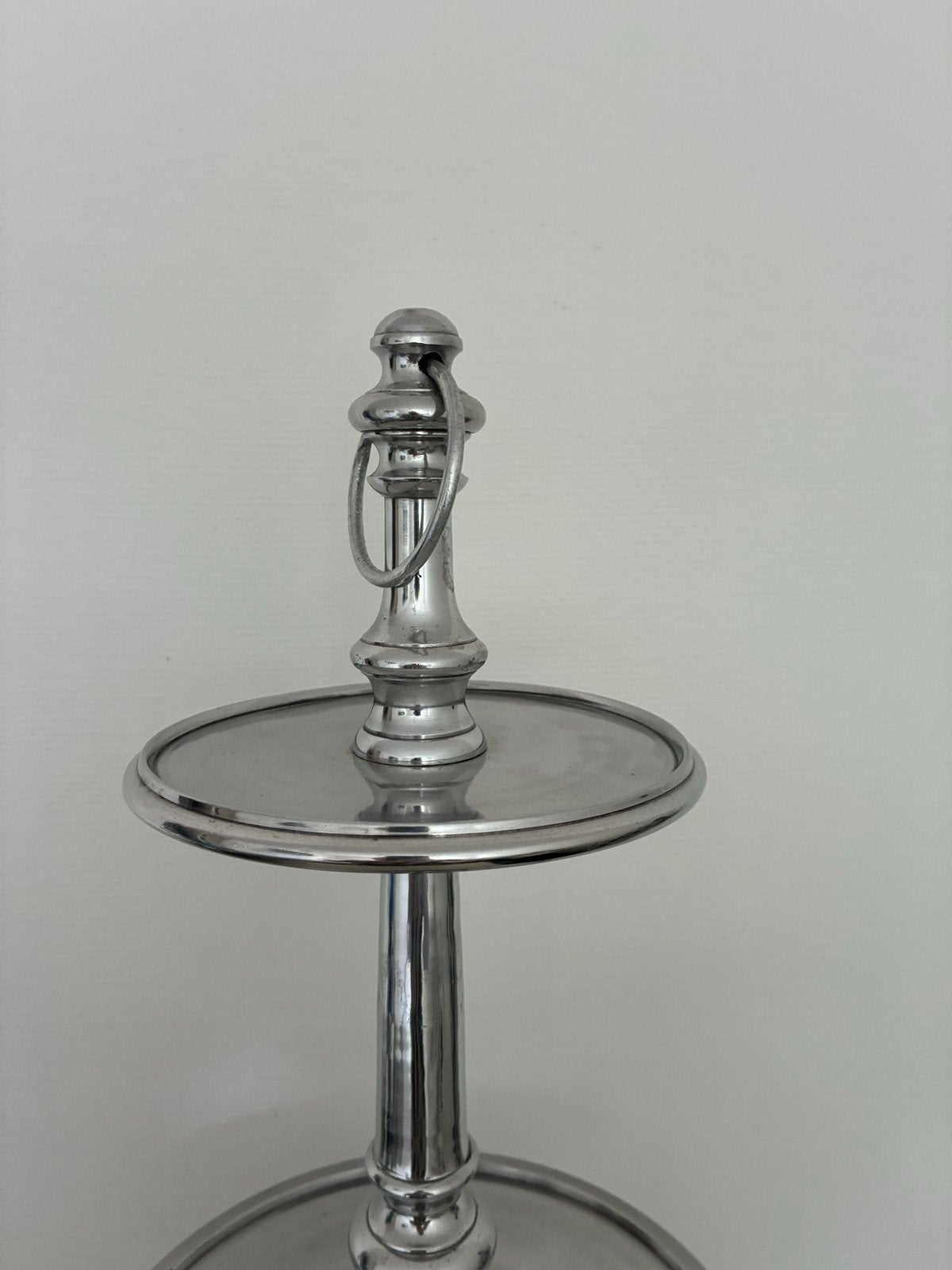 Riviera Maison Etagere - 3 lagen, zilverkleurig metaal, Ophalen, Zo goed als nieuw, Zilver, Metaal
