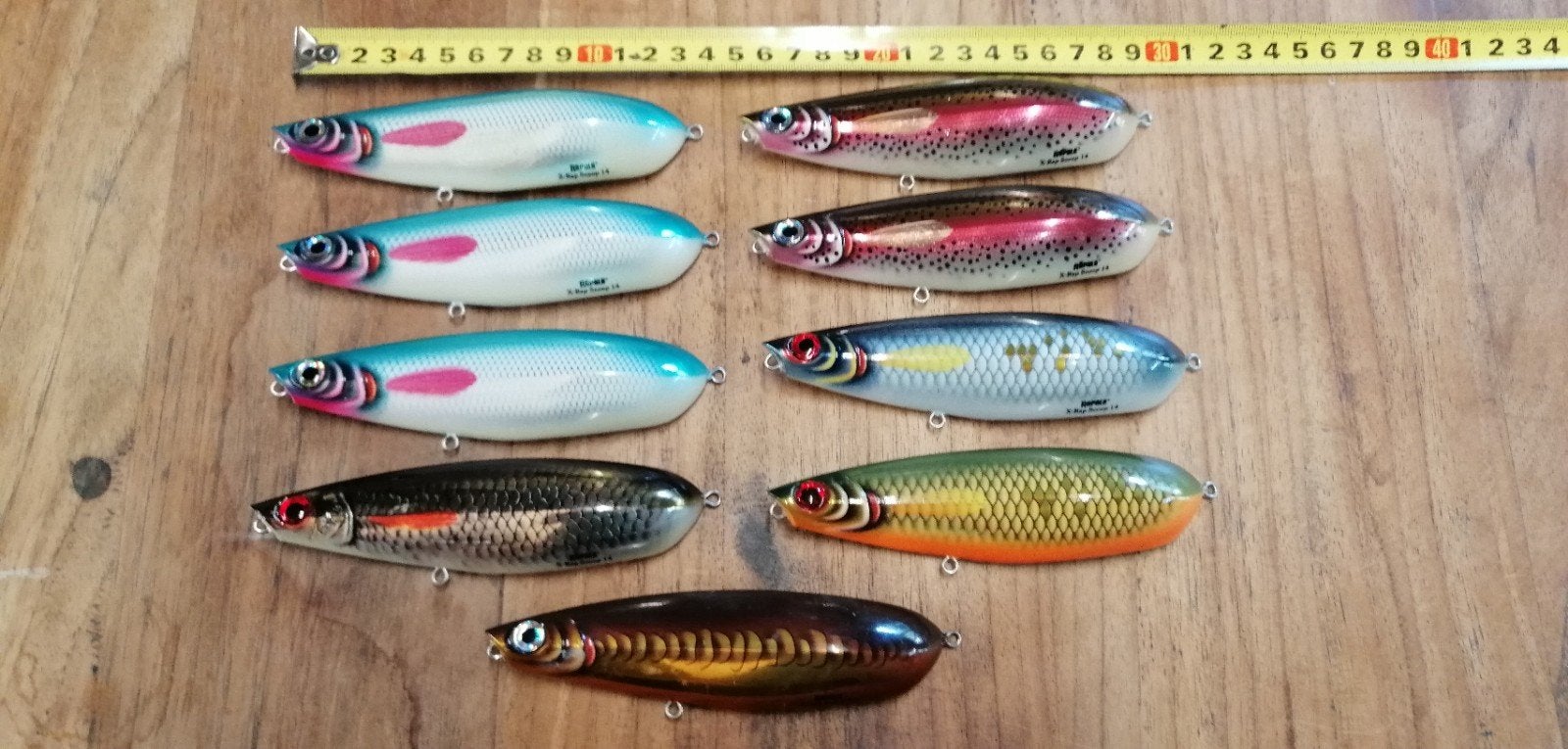 9x Rapala X-Rap Scoop 14 cm, Ophalen, Zo goed als nieuw, Overige typen