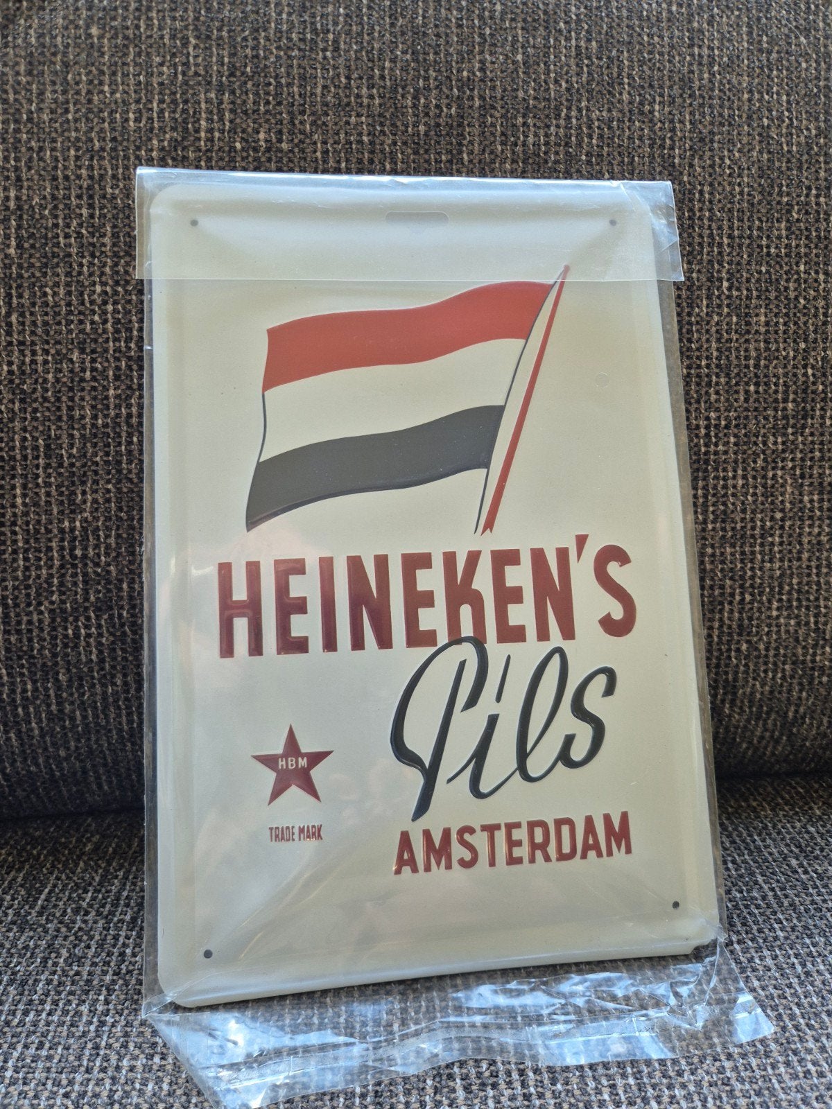 Heineken Pils Amsterdam Blikken Plaat - Nieuw in verpakking, Ophalen of Verzenden