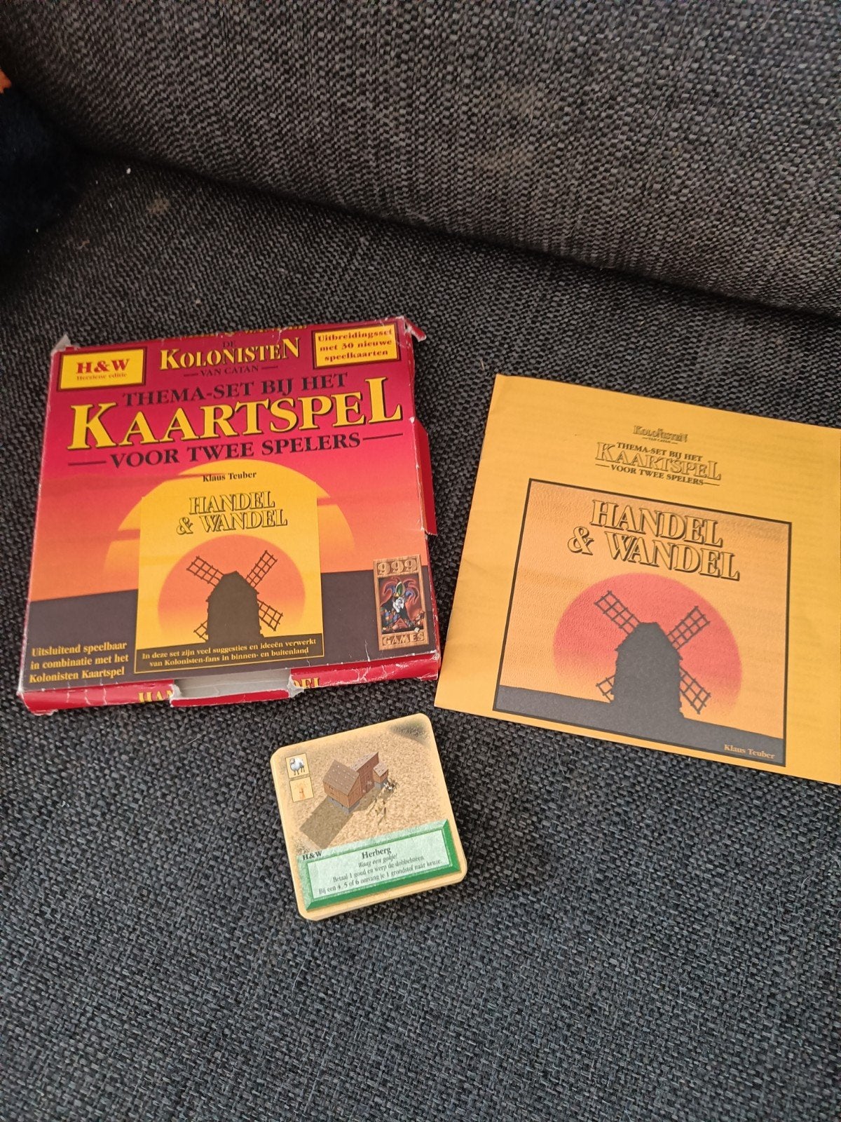 Kolonisten van Catan Kaartspel: Handel & Wandel, Een of twee spelers, Ophalen of Verzenden, Gebruikt, 999 Games
