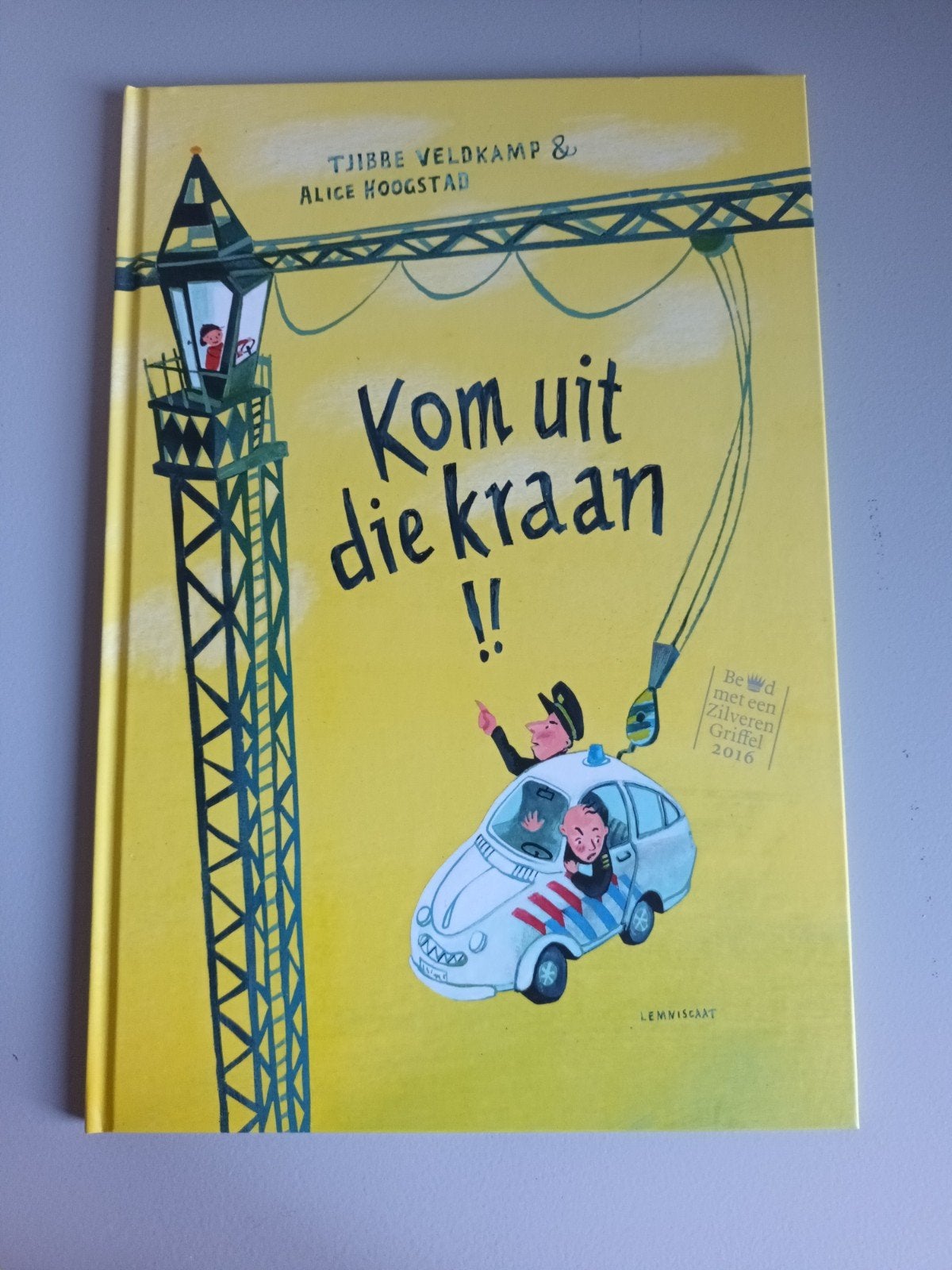 Tjibbe Veldkamp & Alice Hoogstad Kom uit die kraan !! kraan!, Ophalen of Verzenden, Zo goed als nieuw, Tjibbe Veldkamp, Prentenboek