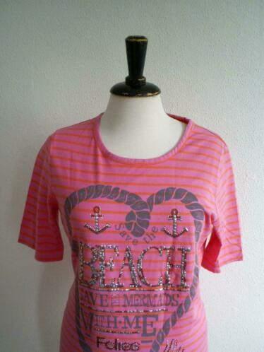 mooi bewerkte GC FONTANA top mt. 38, Kleding | Dames, Maat 38/40 (M), Verzenden, Zo goed als nieuw, Korte mouw
