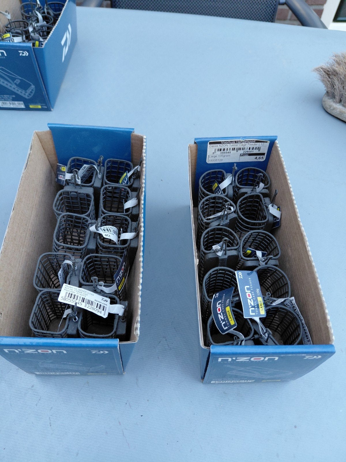 20 X Daiwa n'zon tunnel Cage feeders 120 gr, Watersport en Boten, Hengelsport | Witvissen, Nieuw, Overige typen, Ophalen of Verzenden