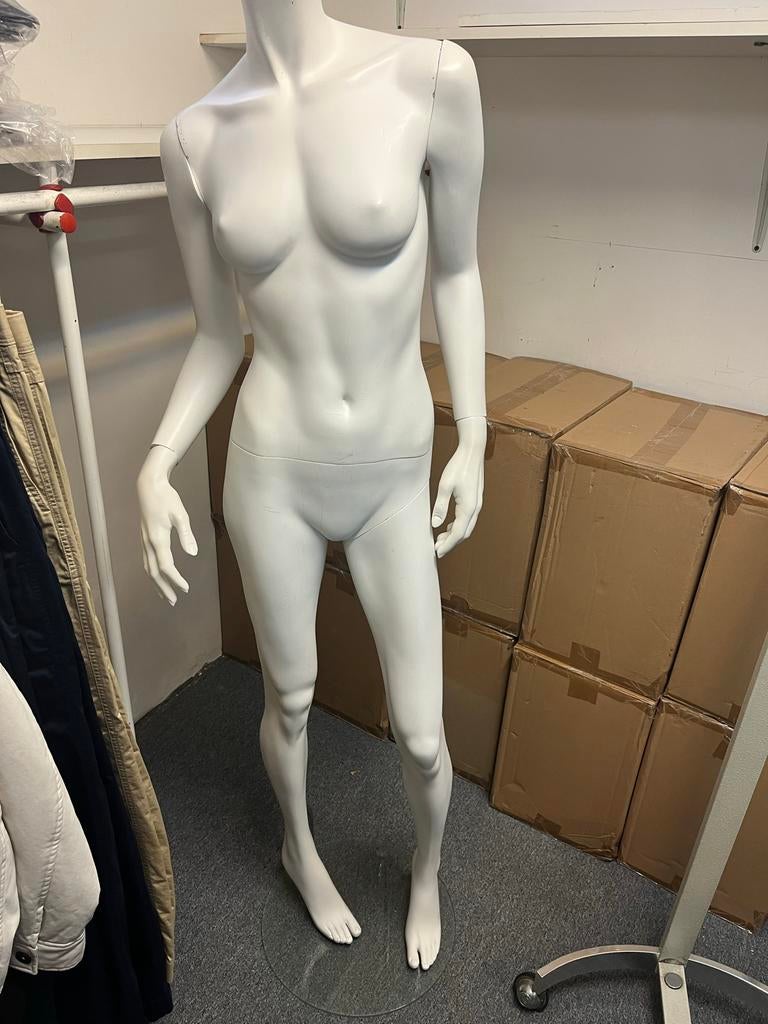 6 Witte etalagepop zonder hoofd - perfect voor kleding, Ophalen