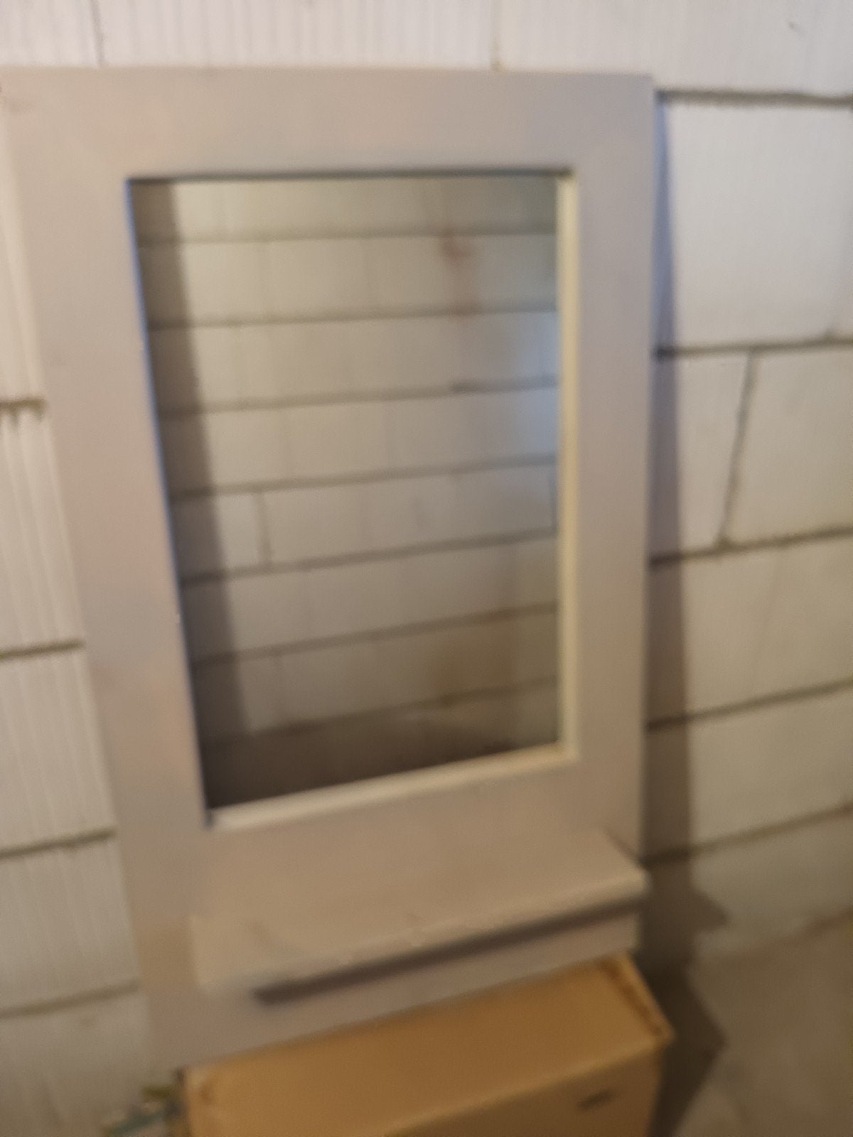 Spiegel, steigerhout, Huis en Inrichting, Ophalen, Gebruikt, Minder dan 100 cm, Rechthoekig