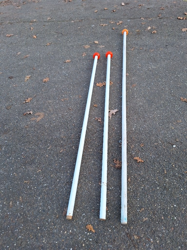 vlaggenstokken, Ophalen, Gebruikt