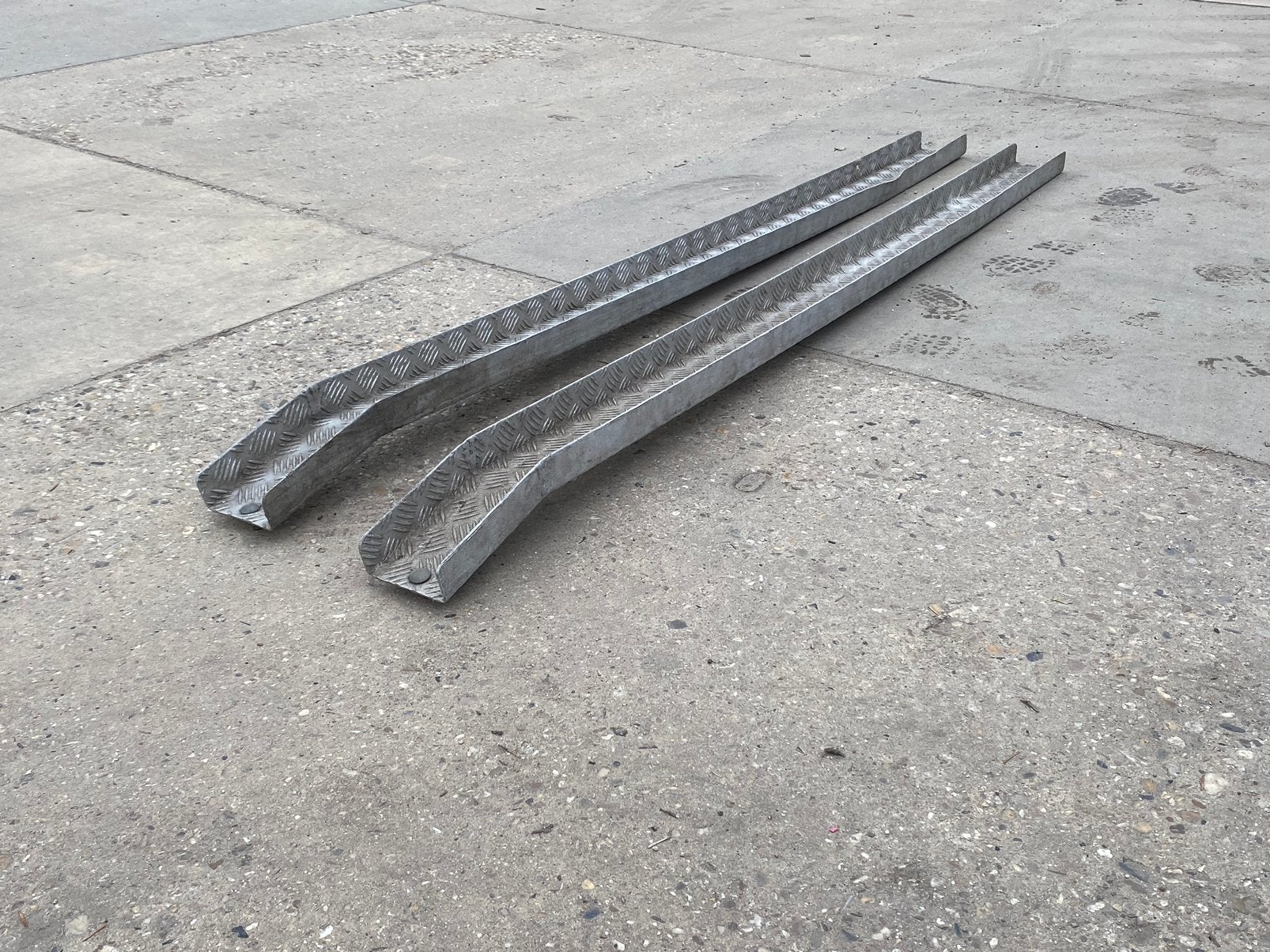 Aluminium Oprijplaten/Oprijgoot/Oprijplaat/, Ophalen, Zo goed als nieuw