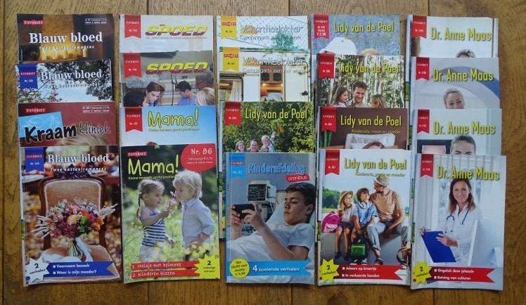 20 x Favoriet romans boekjes oa. Lidy vd Poel, Dr. Anne Maas, Ophalen of Verzenden, Zo goed als nieuw, Favoriet, Nederland