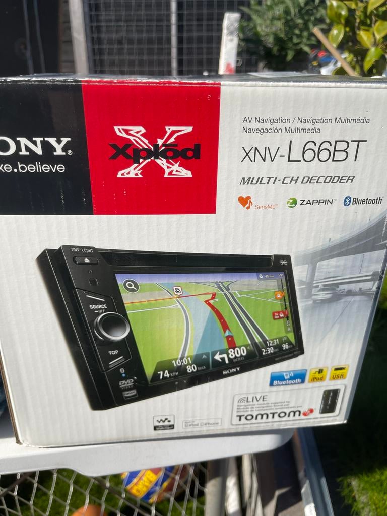 Sony Xplod XNV-L66BT navigatie multimedia, Ophalen of Verzenden, Gebruikt