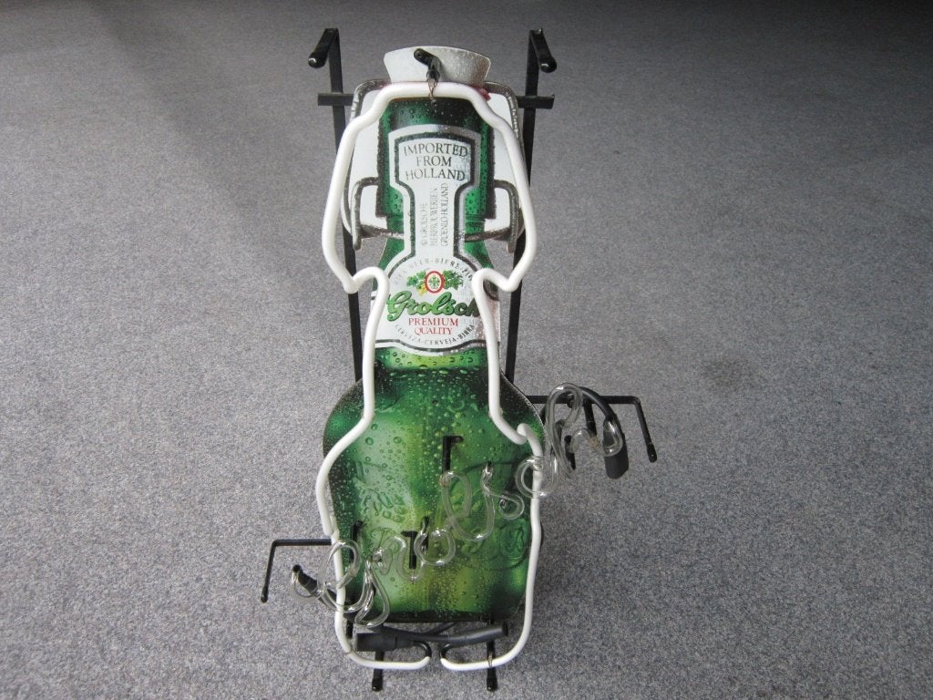 GROLSCH NEON LICHTRECLAME, Ophalen, Zo goed als nieuw, Overige typen, Grolsch