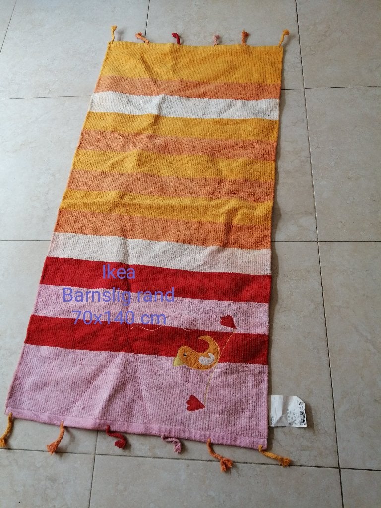 Leuk Vrolijk Ikea Vloerkleed Wandkleed Bijna gratis, Ophalen of Verzenden, Zo goed als nieuw, IKEA, Kleed of Kussen