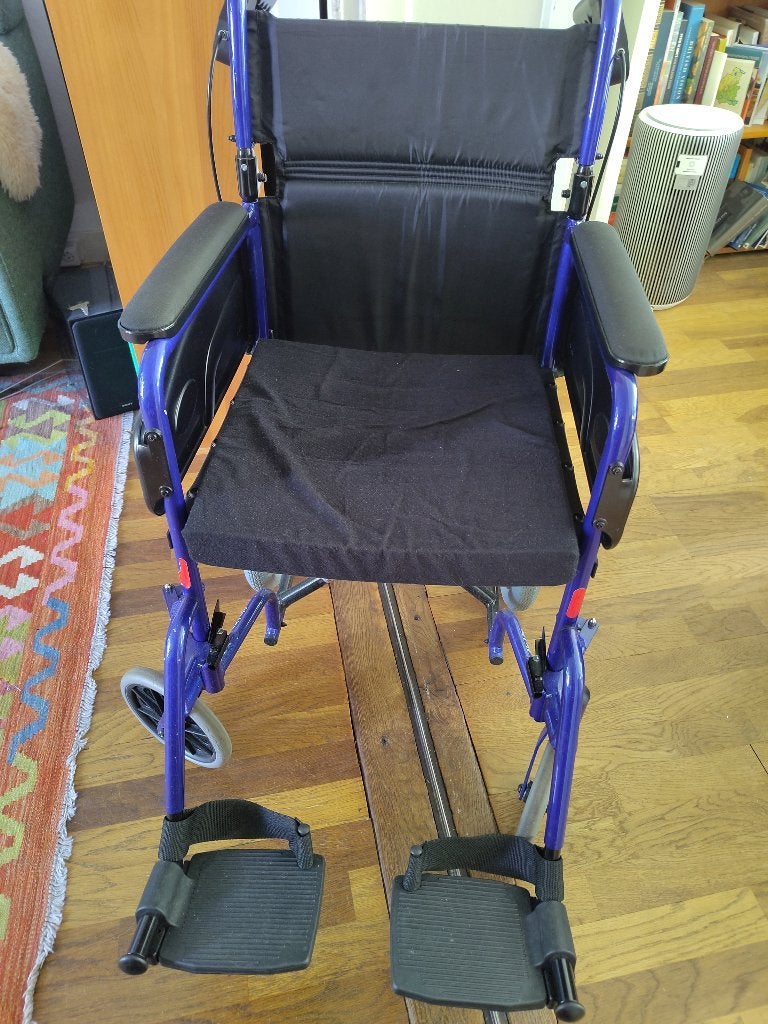 Rolstoel Invacare opklapbaar, Diversen, Rolstoelen, Ophalen, Inklapbaar, Gebruikt, Duwrolstoel