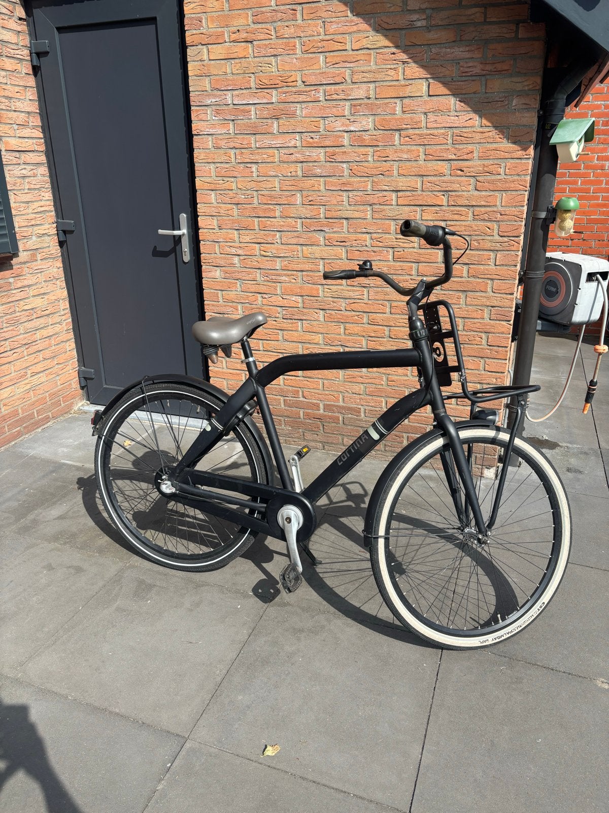 Cortina U4 Transportfiets - Zwart -, Fietsen en Brommers, Ophalen, Gebruikt, Overige merken, Versnellingen