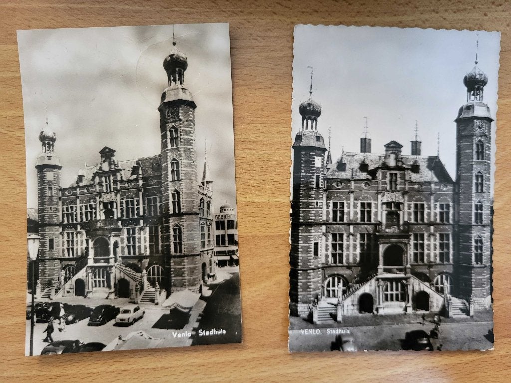 ansicht Venlo Stadhuis (2x), Verzenden, Voor 1920, Limburg