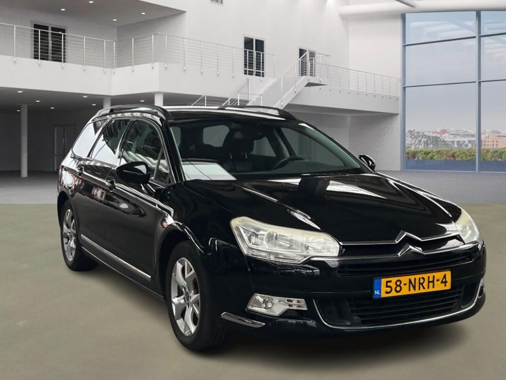 Citroen C5 Tourer 1.6 THP Business, Auto's, Citroën, Euro 5, Gebruikt, Leder en Stof, Zwart