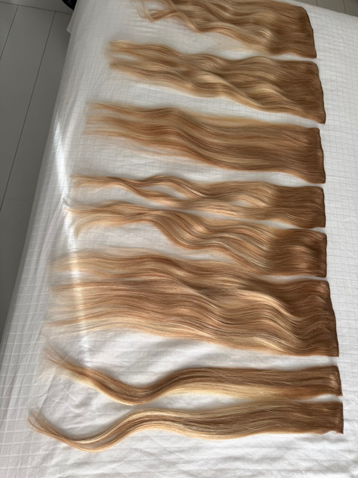 Human hair 100%, Sieraden, Tassen en Uiterlijk, Uiterlijk | Haarverzorging, Ophalen of Verzenden, Zo goed als nieuw, Pruik of Haarverlenging