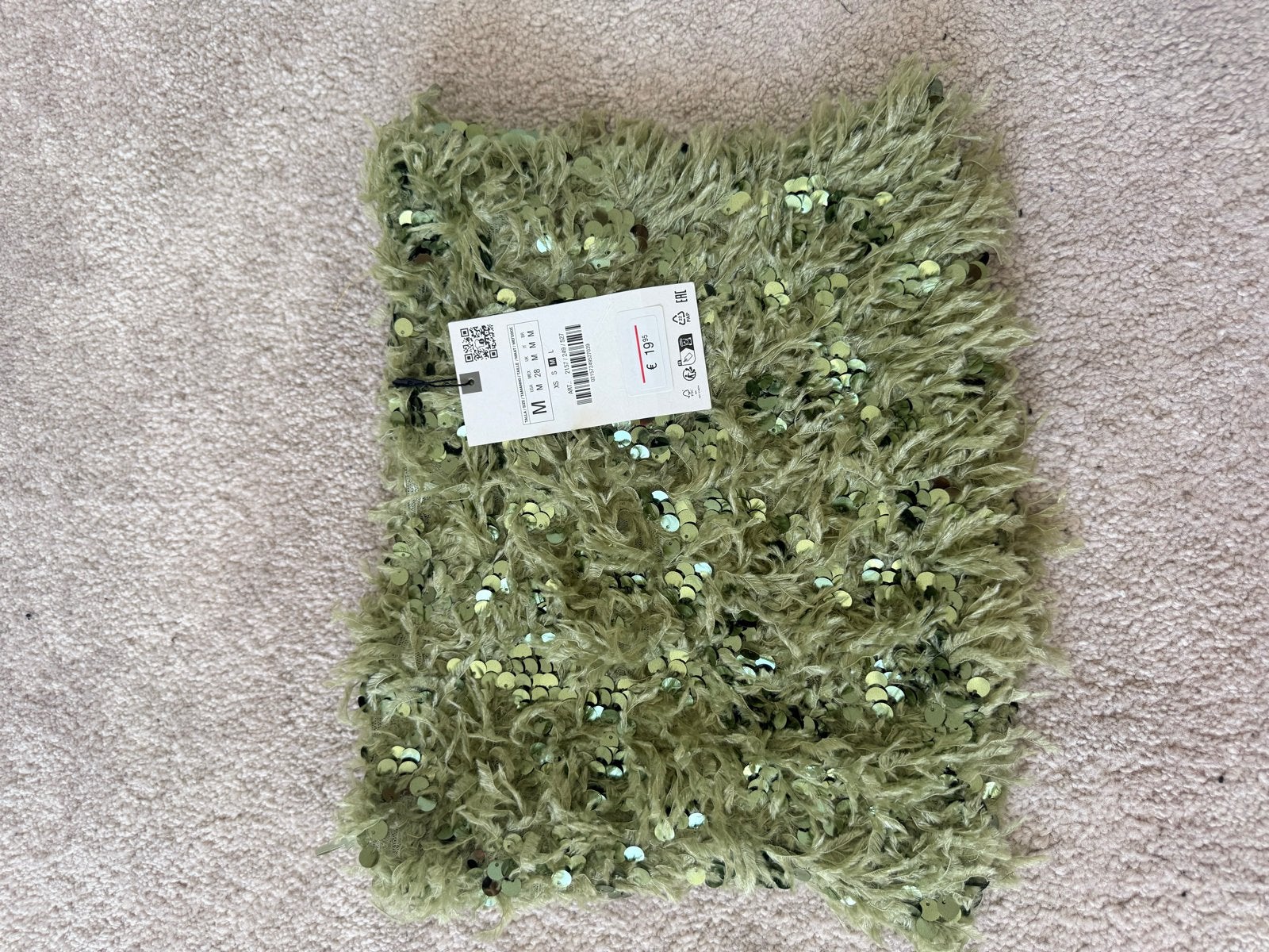 Zara Groen Sequin Topje - Nieuw met kaartjes, Ophalen, Nieuw