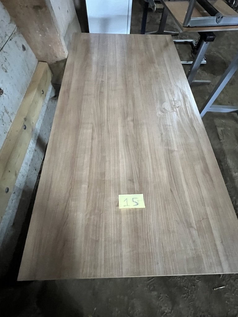 kantoortafel / kantinetafel, Ophalen, Overige typen, Bruin, 200 cm