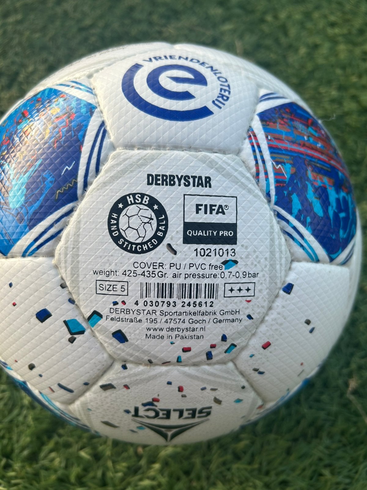 Derbystar Eredivisie Brillant APS wedstrijdbal, Maat M, Ophalen of Verzenden, Zo goed als nieuw, Bal