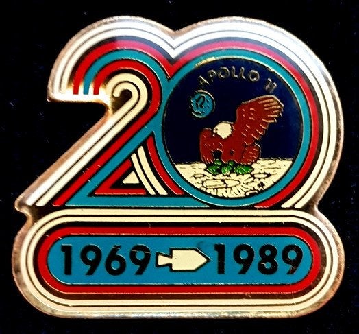Apollo II 1969-1989 -20- pin, Verzenden, Nieuw, Transport, Speldje of Pin