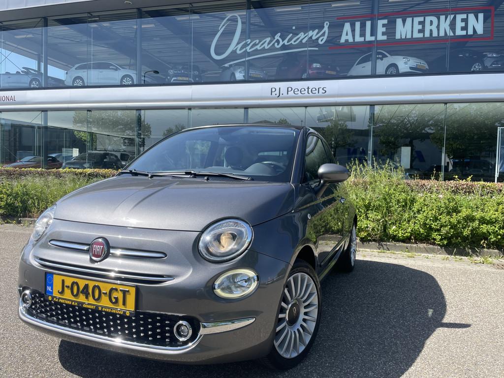 Fiat 500C 1.2 Lounge Airco - Parkeersensor achter - Open dak, Stof, Gebruikt, 4 cilinders, Cabriolet