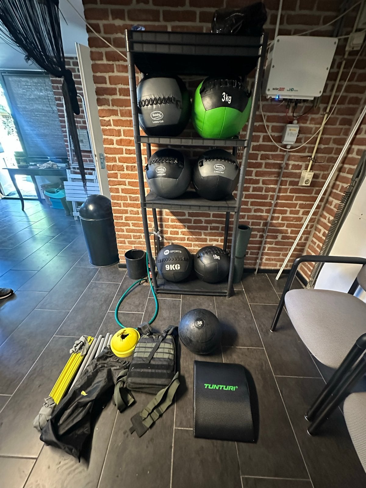 Complete HYROX-CROSSFIT-BOXING HOME GYM - ALLES IN 1 KOOP, Ophalen, Dumbbell, Gebruikt, Armen