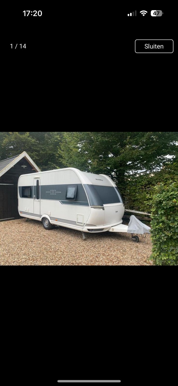 Hobby 460 ufe excellent, Caravans en Kamperen, Schokbreker, Rondzit, Hobby, Frans bed