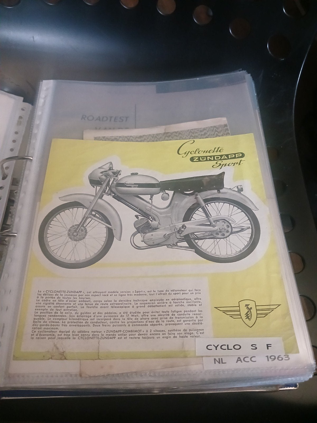 Zundapp Diverse folders 6 Nederlandse folders, Verzenden