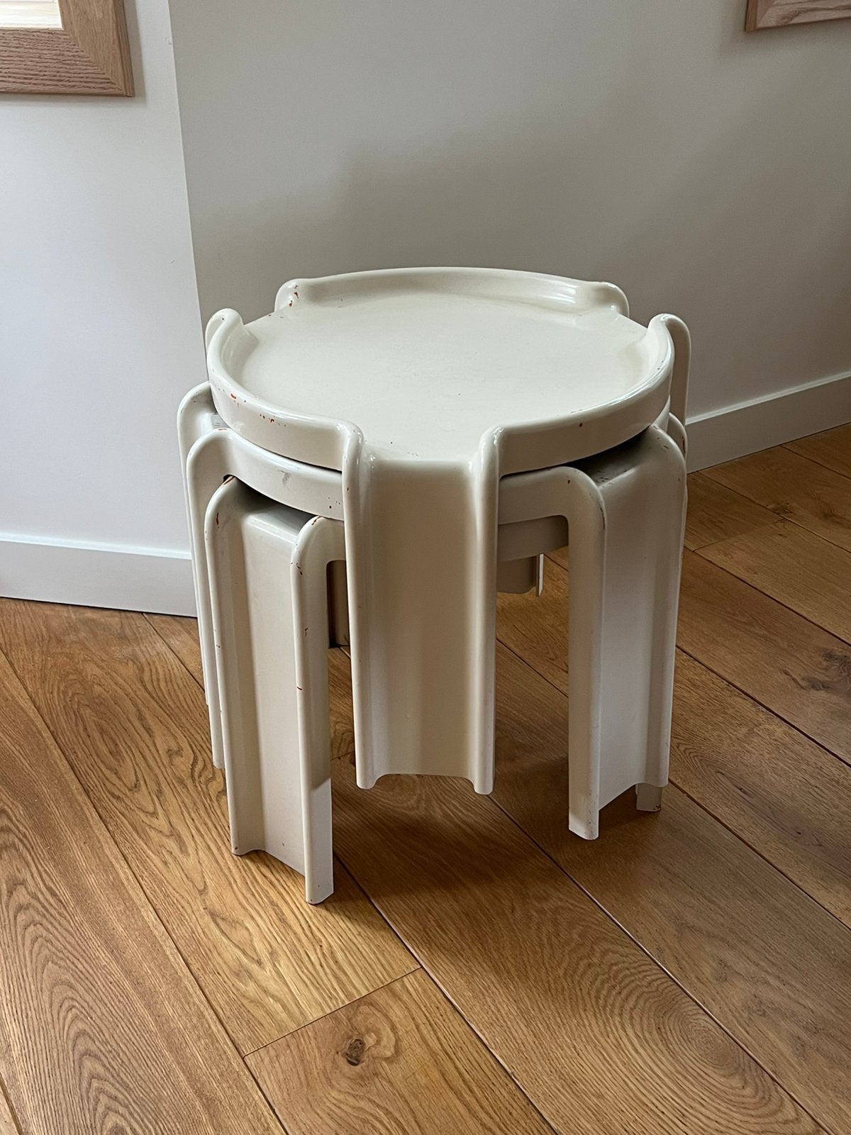 Kartell nesting table by giotto Stoppino, space age, 70’s, Ophalen, Zo goed als nieuw, Kunststof