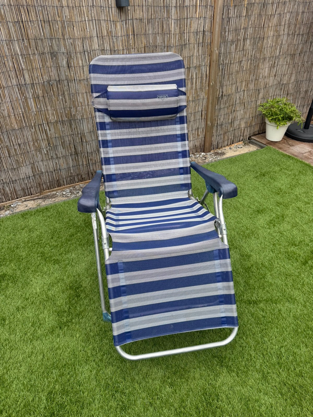 Te koop : Crespo relaxstoel, Ophalen of Verzenden, Gebruikt, Campingstoel