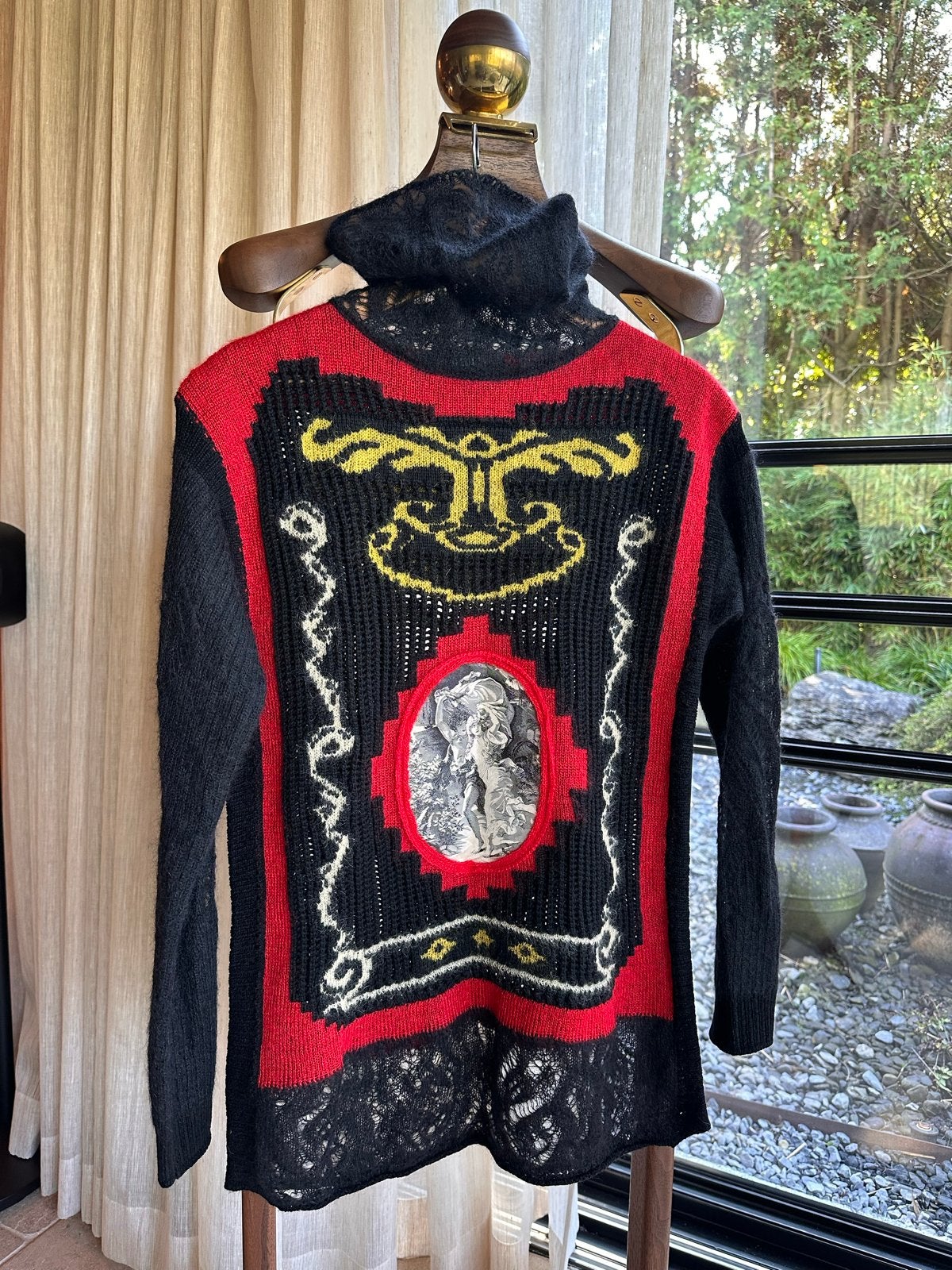 Jean Paul Gaultier 2007 Gebreide Trui - Uniek & Zeldzaam, Ophalen of Verzenden, Nieuw, Maat 42/44 (L), Meerkleurig