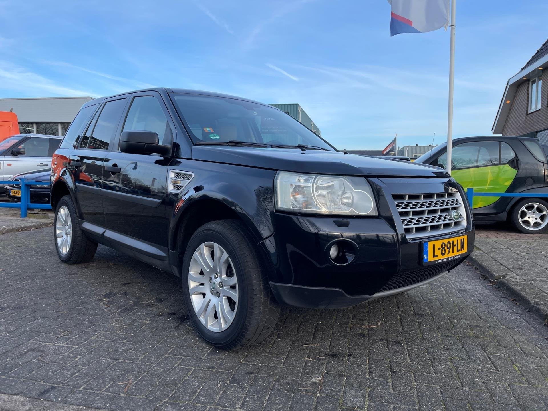 Land Rover Freelander 3.2 i6 S, Auto's, Automaat, Gebruikt, Zwart, 2000 kg