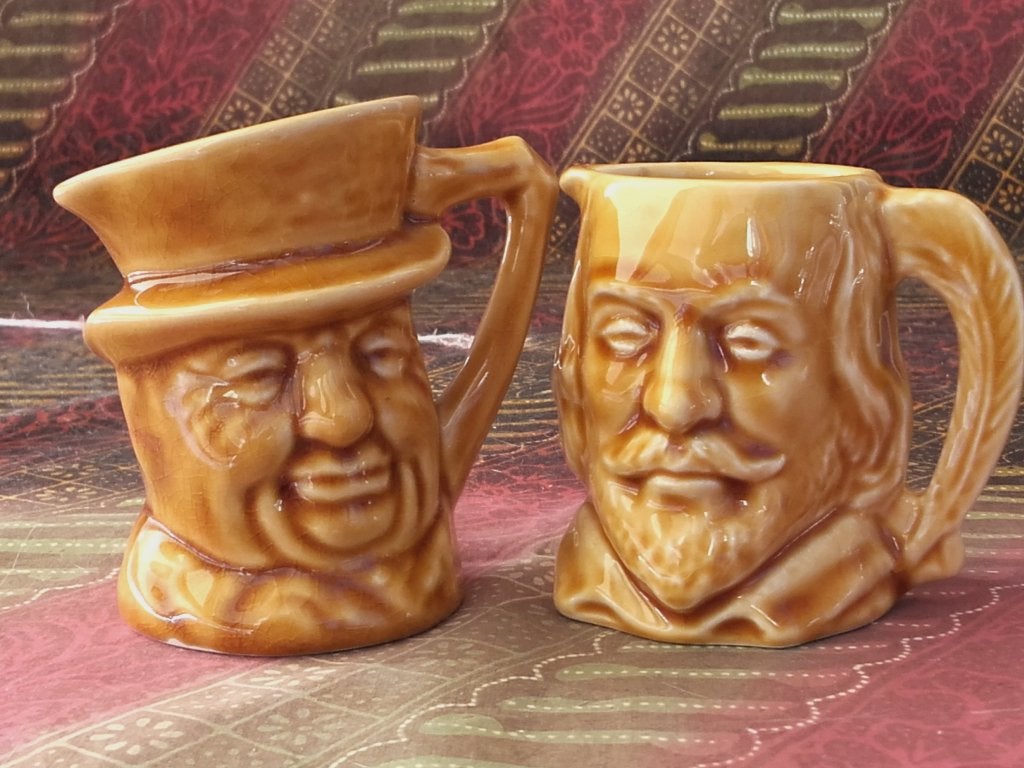 Twee mooie oude Lancaster Toby jugs uit Engeland., Ophalen of Verzenden