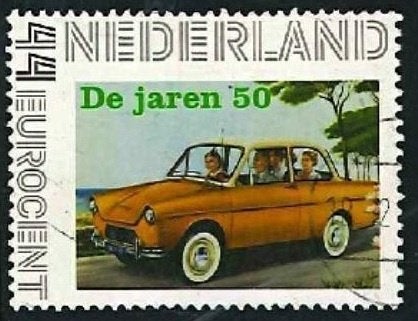 Persoonlijke postzegel De jaren 50 - 1, Verzenden, Na 1940, Gestempeld