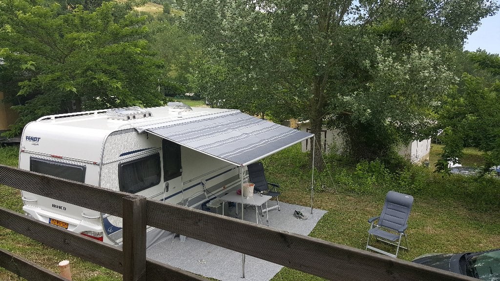 Fiamma caravanstore 360 Grey, Ophalen, Zo goed als nieuw