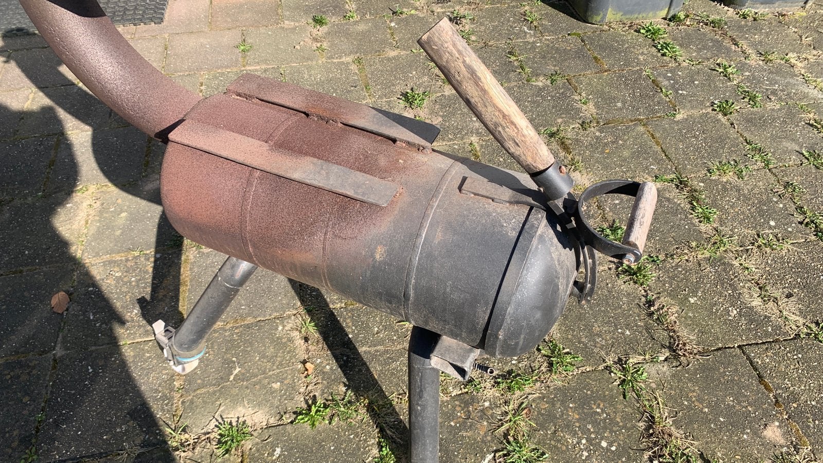 Kachel haard buitenhaard buitenkachel tuinhaard, Ophalen, Gebruikt