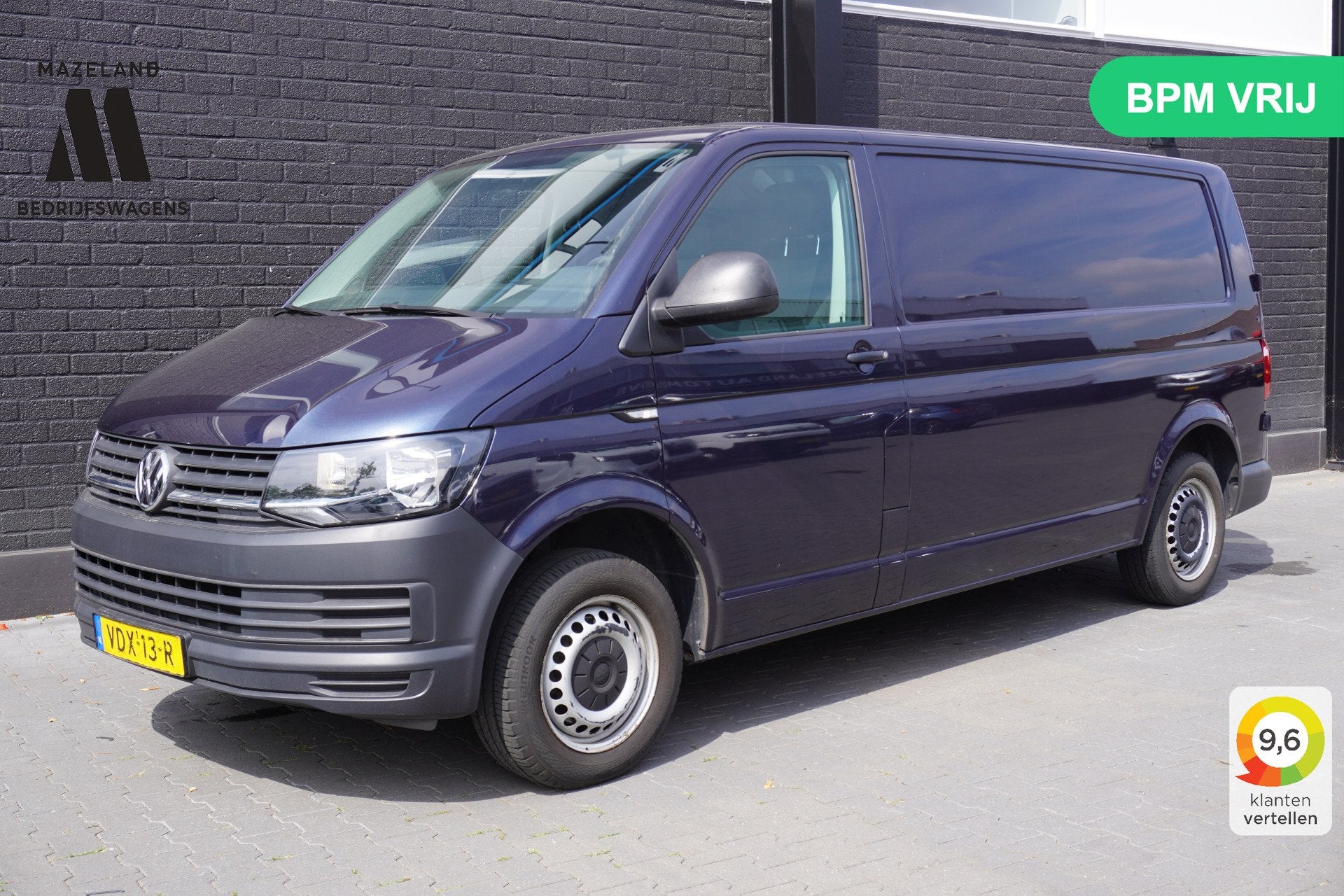 Volkswagen Transporter 2.0 TDI L2 EURO 6 - Airco - Cruise -, Auto's, Bestelauto's, Voorwielaandrijving, Stof, Gebruikt, 4 cilinders