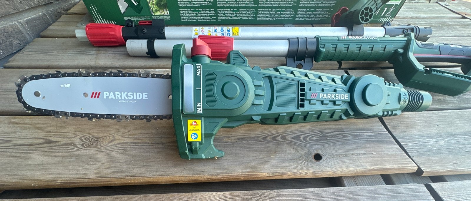 Parkside telescopische takkenschaar Complete set, Tuin en Terras, Ophalen, Zo goed als nieuw, Minder dan 20 mm, Telescopisch