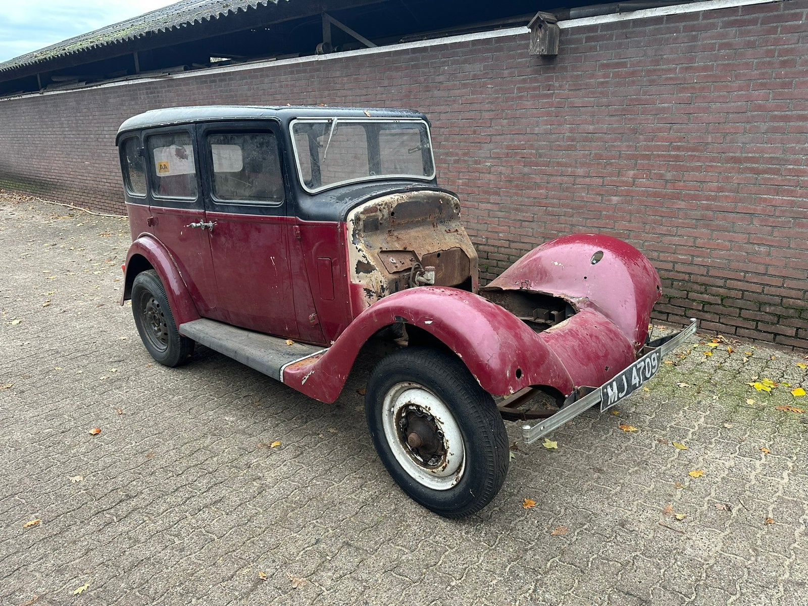 Hillman Minx 1932 | Onderdelen, Ophalen